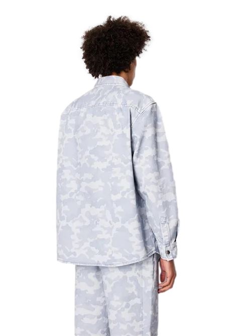 Giacca in denim di cotone fantasia camouflage ARMANI EXCHANGE | Giubbotti | 3DZBG2 Z1XPZ25FM